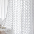 Semi-transparent Sunscreen Jacquard Curtain Sheer